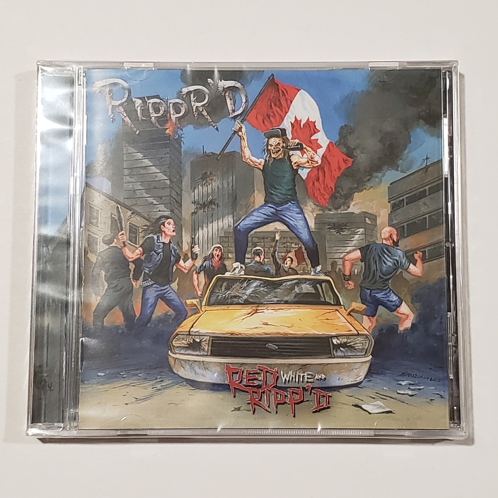 Rippr'd CD Red, White And Ripp’d Full Album Thrash Metal Rippered Ripped (New)
